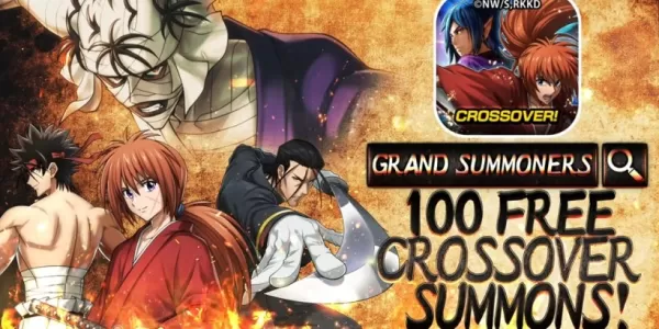 Grand Summoners သည် Raonei Kenshin နှင့် Epic Crossover Event အတွက်အသင်းနှင့်ပူးပေါင်းသည်