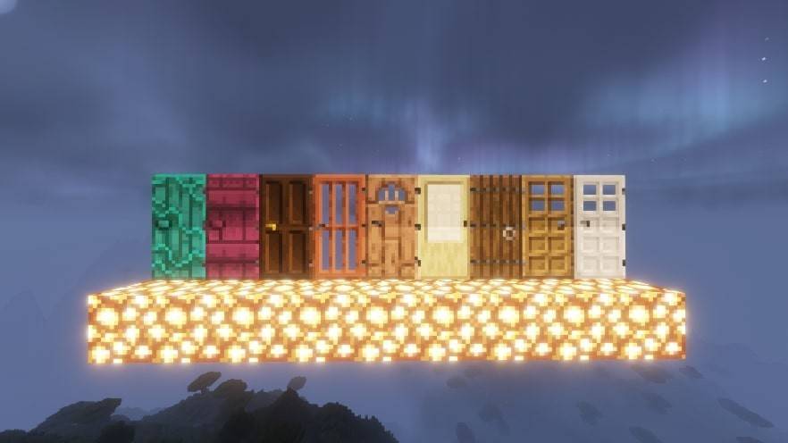 Standard Holztür in Minecraft