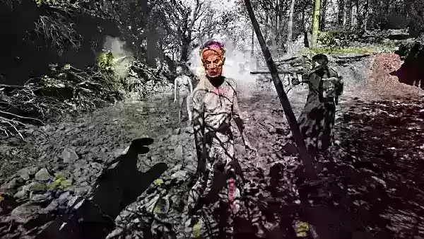 Atmospheric castle ruins in Hunger