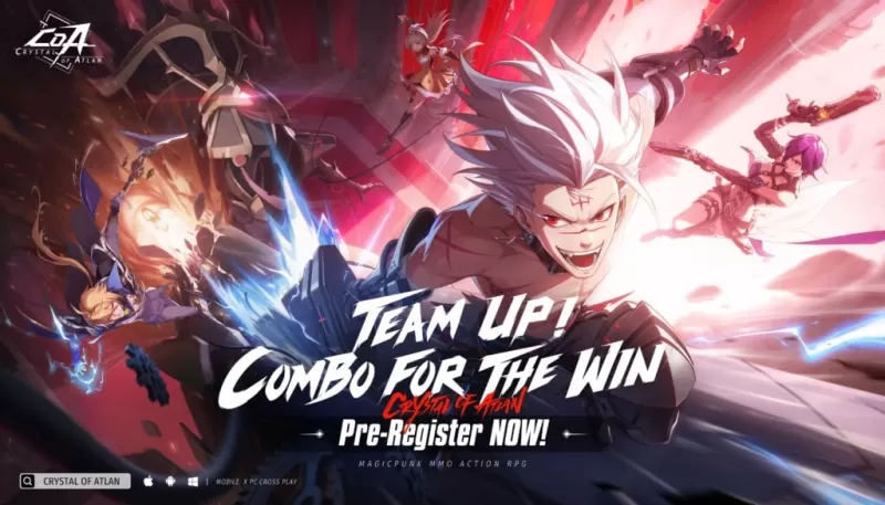 アトランの水晶: PvPバトルと戦闘を備えたMMORPG