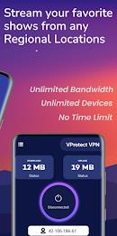 VProtect VPN - Secure Proxy Tangkapan skrin 1