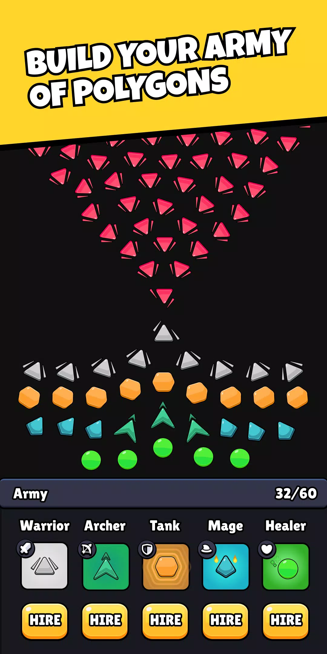Idle Poly Battle Captura de pantalla 0