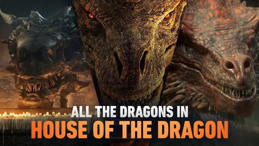 Jeder Drache in Game of Thrones: House of the Dragon