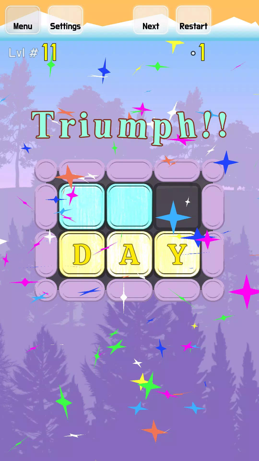 Sliding Words Captura de pantalla 0