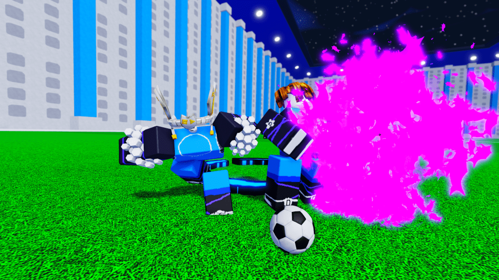 Ein Hitbox -Rivalen -Spieler macht einen speziellen Wechsel gegen einen anderen Spieler