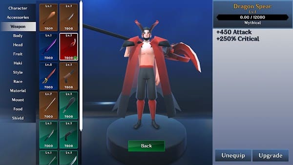 恶魔水果RPG mod apk无限的钱