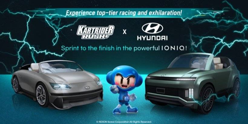 Kartrider Rush+ ทีมกับ Hyundai Ioniq ในการอัพเดทไฟฟ้าใหม่