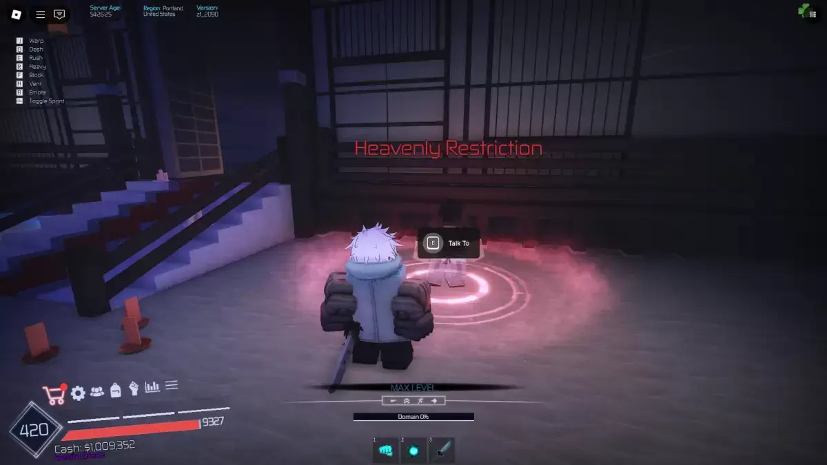 Jujutsu Infiniteの天国制限NPC