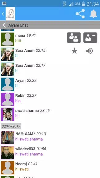 free Girls chat Capture d'écran 2