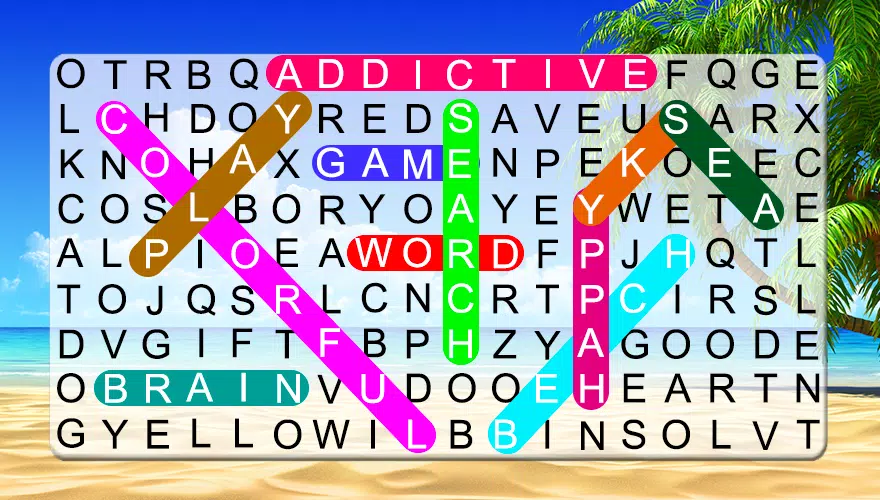 Word Search : Find Hidden Word Captura de tela 1