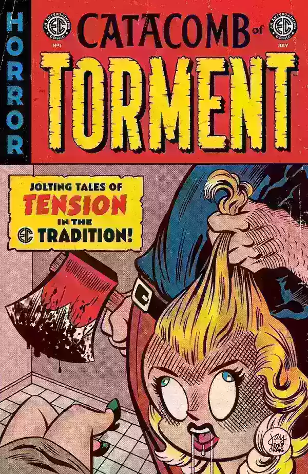 Die Katakombe der Qual wird dem berühmtesten Horror -Comic -Cover aller Zeiten Tribut zollt