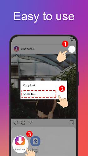 In-Saver : Video Downloader স্ক্রিনশট 1