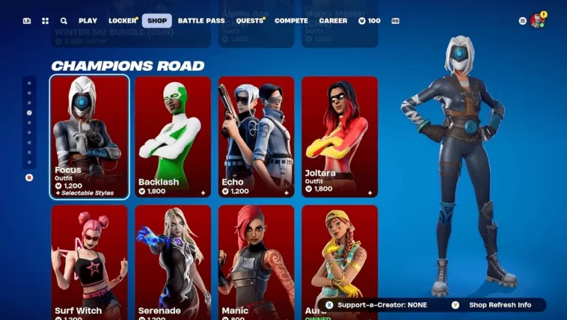 Fortnite Mobile物品商店指南：如何访问，购买皮肤和使用V-Bucks