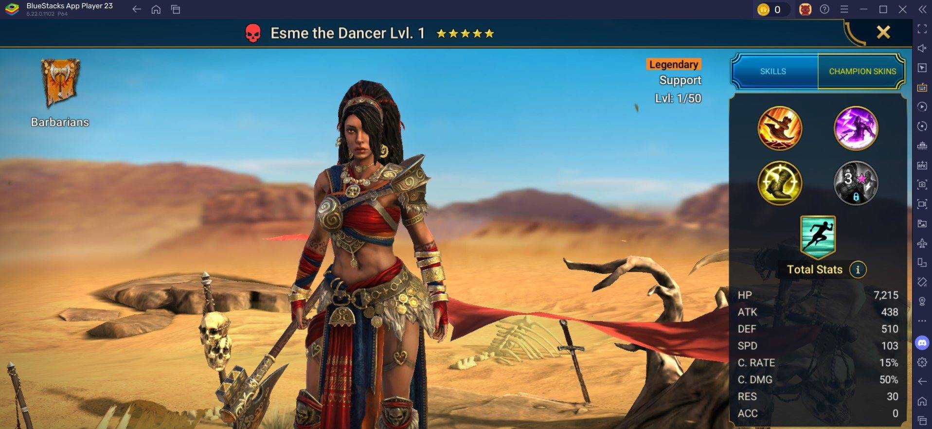 Esme the Dancer : 능력, 숙달 및 공격에 대한 팁 : Shadow Legends