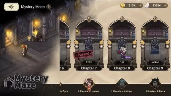 Mystery Maze Gameplay in Realms of Pixel