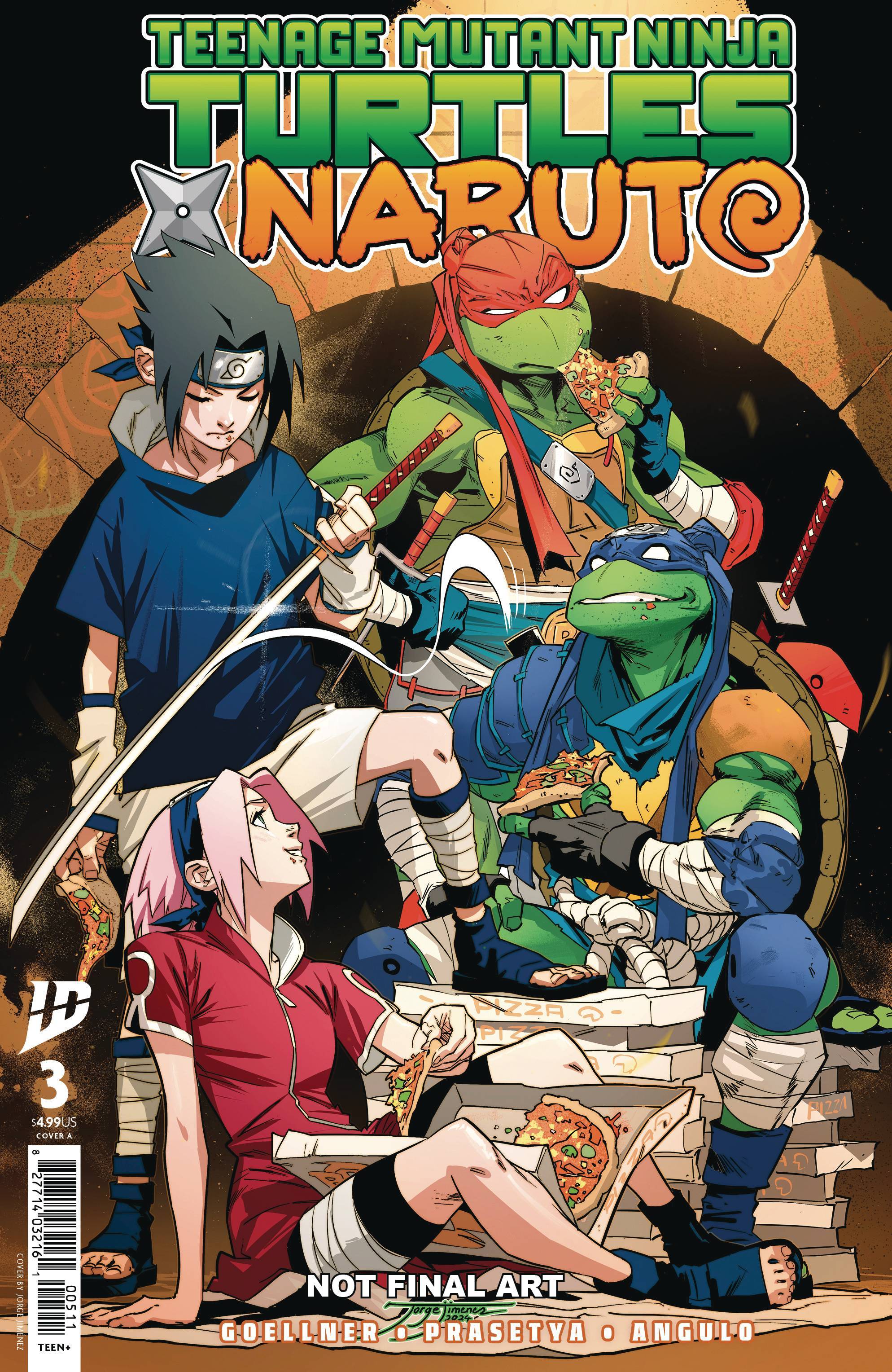 TMNT x Naruto #3 Preview