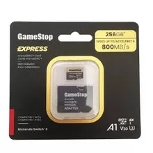 开关2兼容GameStop 256GB Express microSD卡
