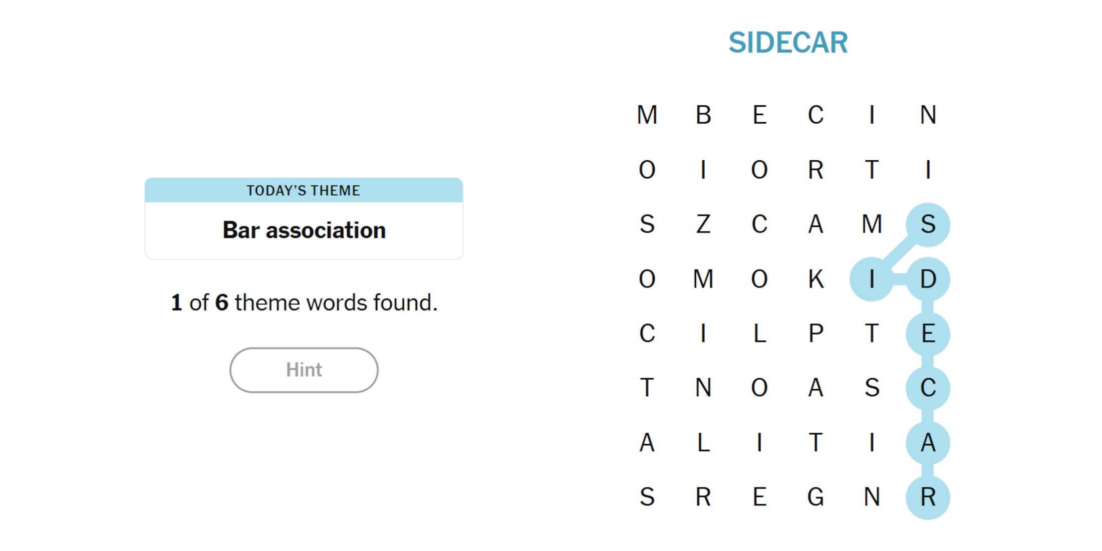Word placement guide