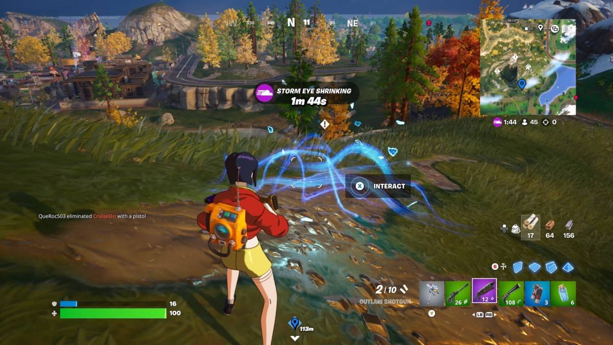 Die mysteriöse Energiesignatur in Fortnite als Teil eines Artikels über den Sensor -Rucksack.