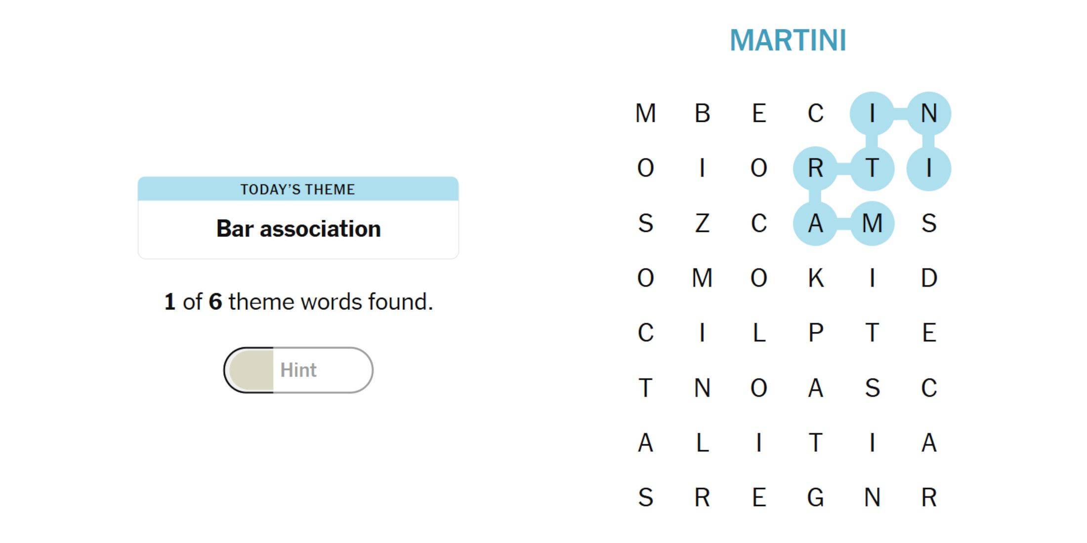 Word placement guide