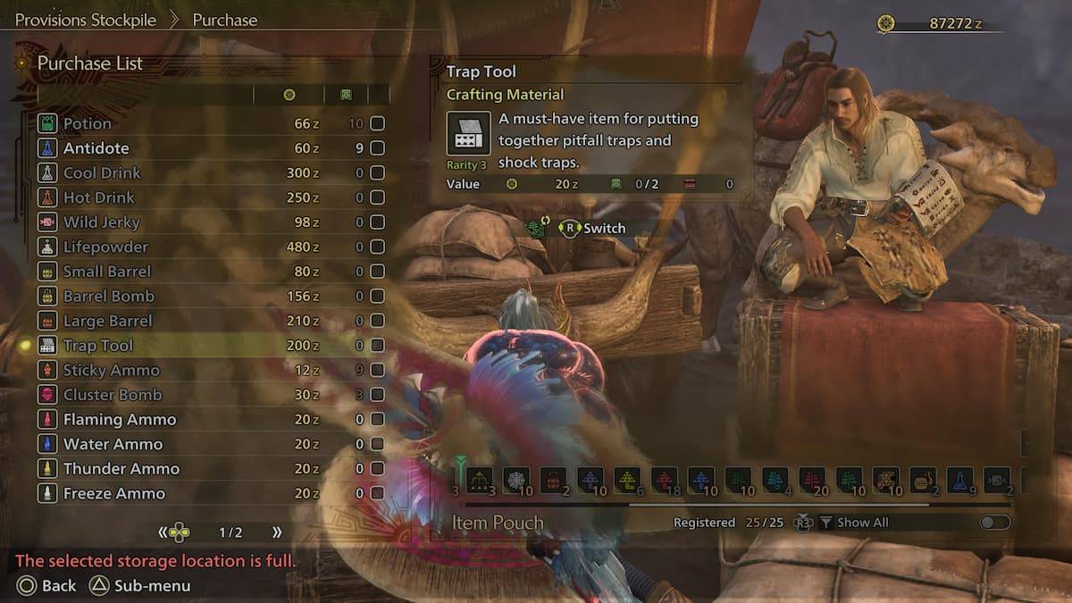 Monster Hunter Wilds Trap Trap Tools