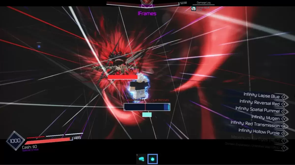 柔術のドメイン衝突は無限になります