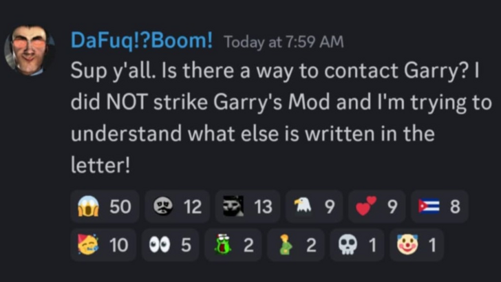 Skibidi Toilette Dmcas Garrys Mod, aber die Legitimität bleibt unklar
