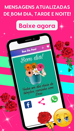 Mensagens de Bom Dia Povo Zap स्क्रीनशॉट 1