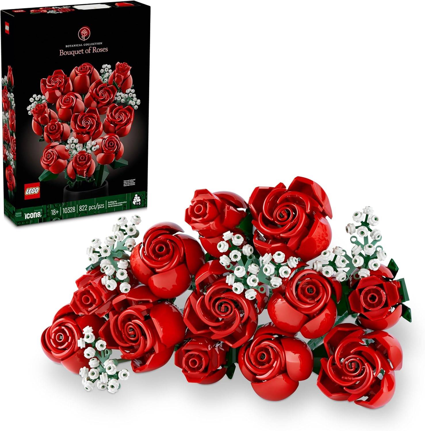 Buquê de Rosas de Botânica LEGO