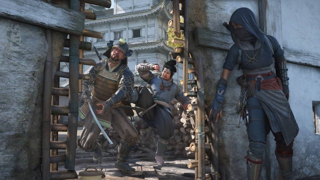 Naoe和Yaya聯手在刺客信條陰影中戰鬥，圖像通過Ubisoft形象