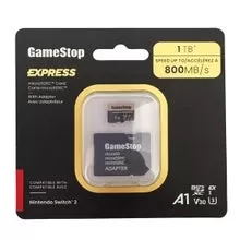 开关2兼容GameStop 1TB Express microSD卡
