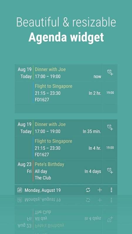 Calendar Widget: Month/Agenda应用截图第2张