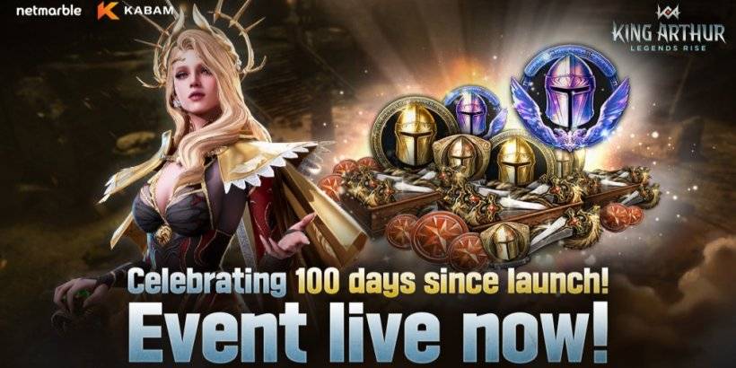 King Arthur: ဒဏ် leg ာရီများမြင့်တက်မှုသည်သုံးဆသောလုပ်ဆောင်မှုဖြစ်ရပ်များနှင့်ရက်ပေါင်း 100 မြင့်တက်သည်