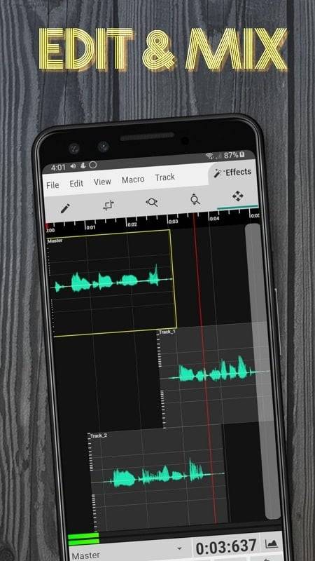 WaveEditor Record & Edit Audio 螢幕截圖 1