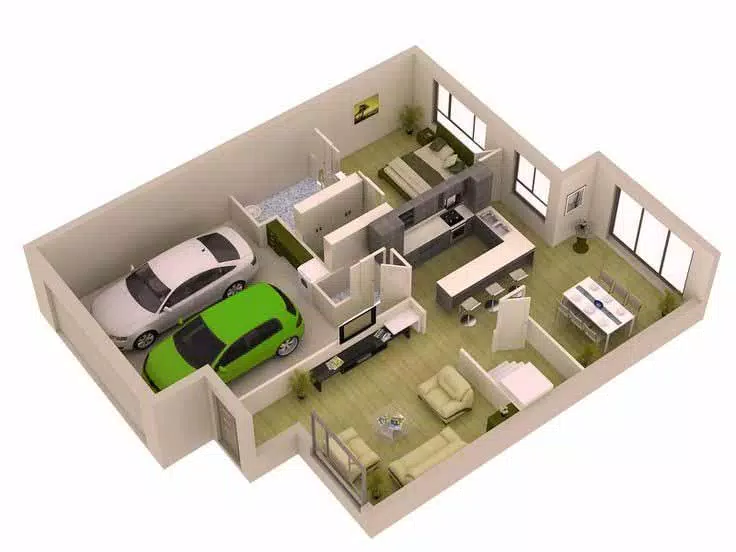 3D small house design Скриншот 3