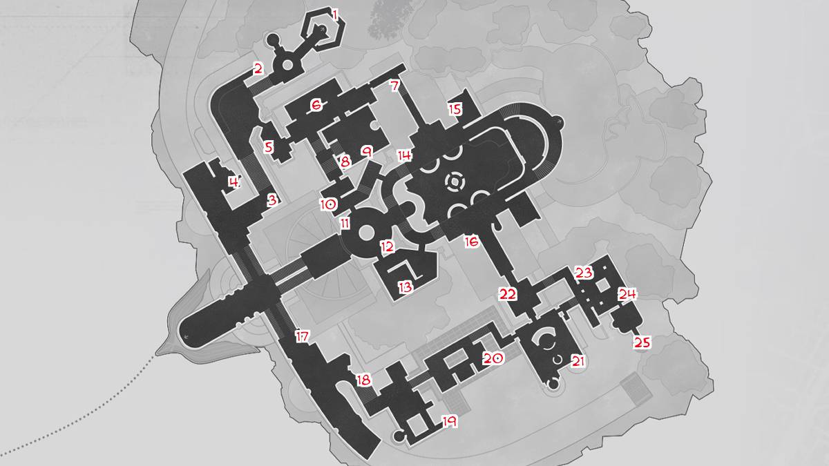 Ewige heilige Stadt Okhema F1 Schatzkiste Ort.
