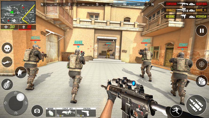 FPS Shooting game 3d gun game 螢幕截圖 1