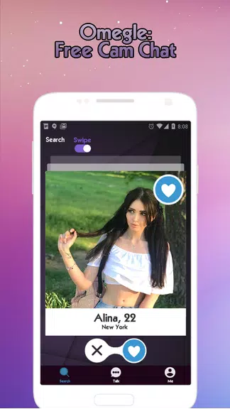 Omegle: Free Cam Chat Captura de tela 0