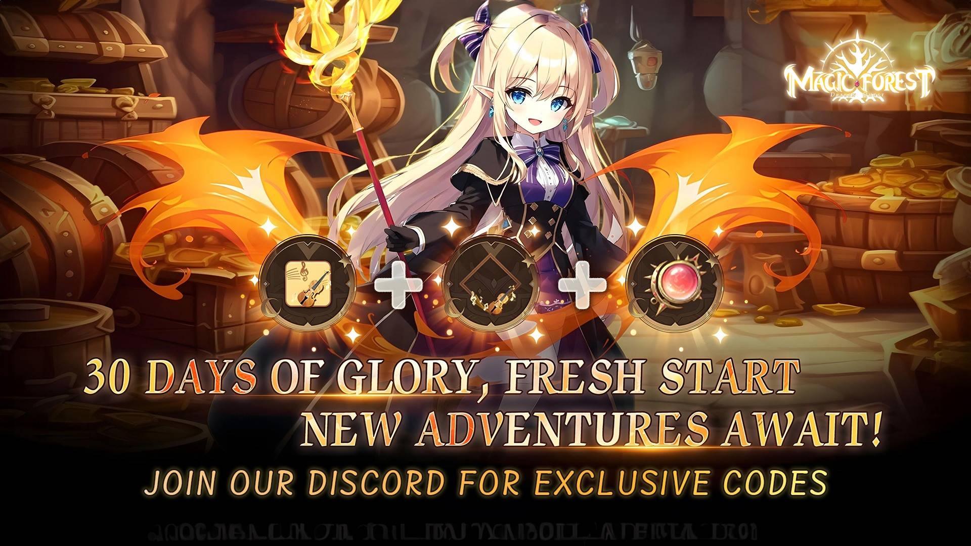 “魔術森林：龍Quest- 2025年1月兌換代碼”