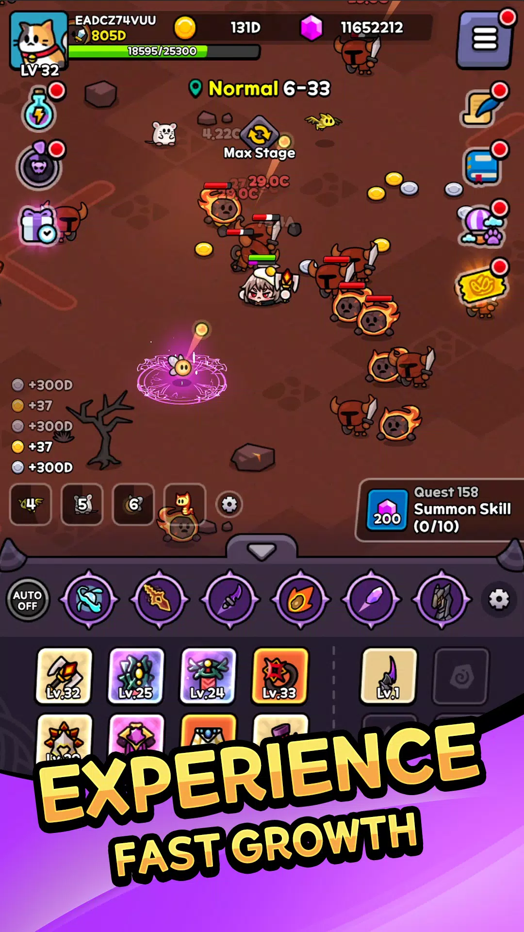 Grow Demon Slimes : Idle RPG Captura de pantalla 0