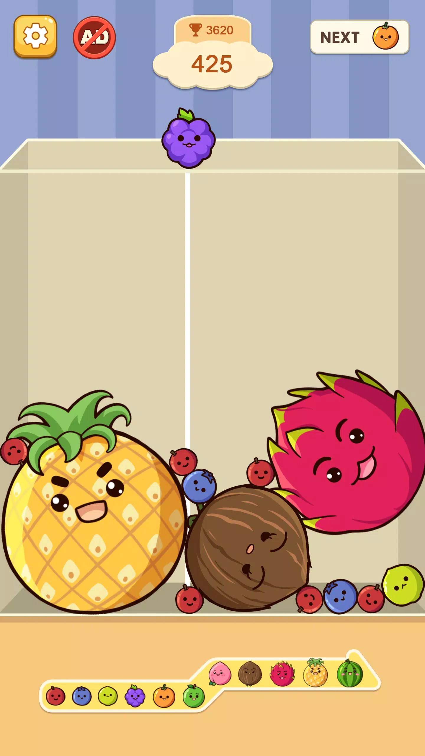 Fruit Merge: Juicy Drop Game スクリーンショット 1