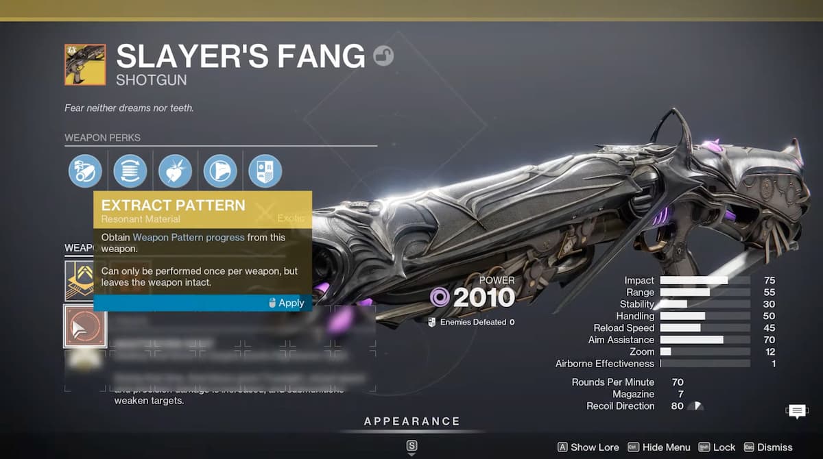 Destiny 2: Acquire the Slayer’s Fang Shotgun Guide
