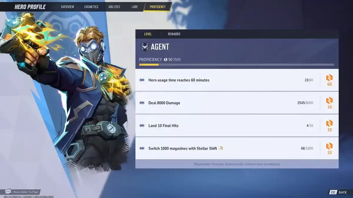 マーベルライバルの習熟度