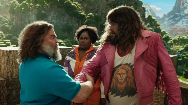 Jack Black Built Mansion on Private Minecraft Movie Server