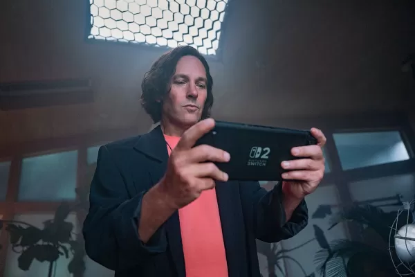 Paul Rudd in the new Nintendo Switch 2 commercial