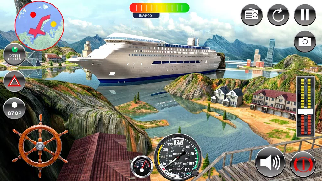 Transport Cruise Ship Games ภาพหน้าจอ 0
