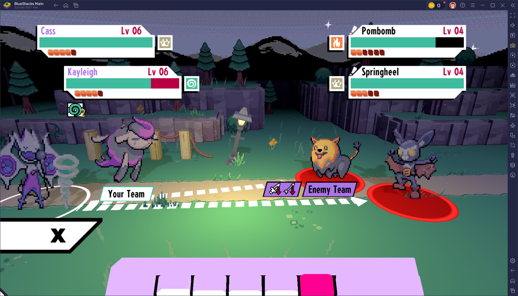 Kassetten -Tierelemente Elementar Matchups