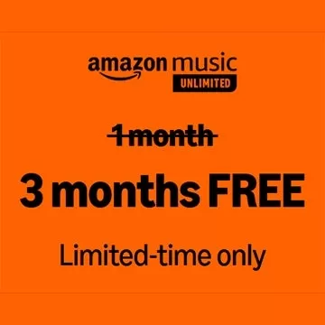Amazon Music Unlimited : 무료 3 개월 시험 이용 가능