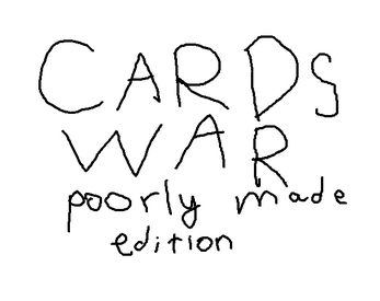 Cards war: poorly made edition スクリーンショット 0