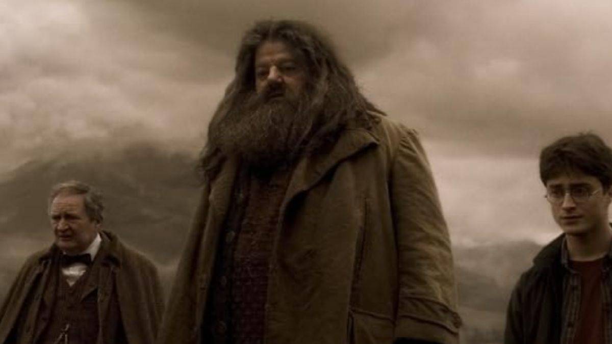 Robbie Coltrane come Hagrid in Harry Potter e il principe mezzo sangue